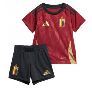 Fotbalové Dres Belgie Dětské Domácí Oblečení ME 2024 Krátký Rukáv (+ trenýrky)
